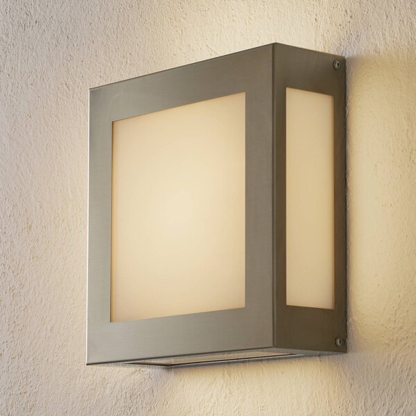 CMD Lampa zewnętrzna z czujnikiem ruchu LEGENDO, aluminiowy / szary / cynkowy, stal szlachetna, nowoczesny
