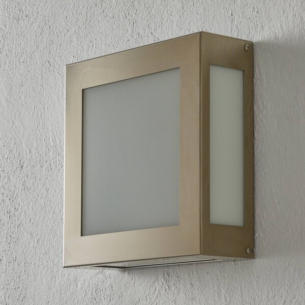 CMD Lampa zewnętrzna z czujnikiem ruchu LEGENDO, aluminiowy / szary / cynkowy, stal szlachetna, nowoczesny