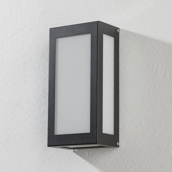 CMD Lampa zewnętrzna z czujnikiem ruchu Aqua Rain, czarny, stal szlachetna, nowoczesny