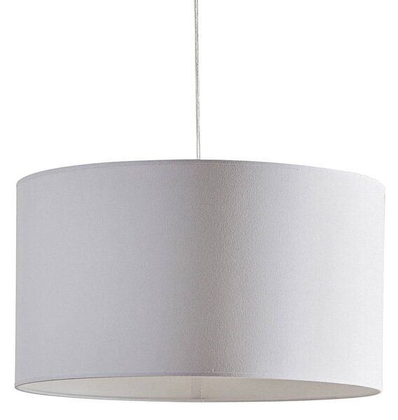 Lampa wisząca Roller Duolla, możliwość ściemniania, biały / opal, salon / jadalnia, tkanina / materiał / jedwab, nowoczesny