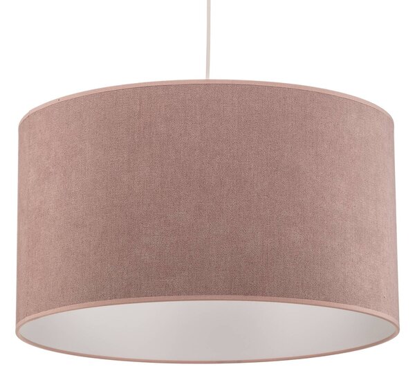 Lampa wisząca Pastell Roller Duolla, możliwość ściemniania, fioletowy / różowy / bladoróżowy, salon / jadalnia, tkanina / materiał / jedwab, młodzieżowy