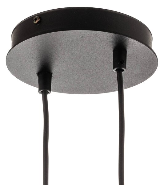 Lampa wisząca Glassy EMIBIG LIGHTING, możliwość ściemniania, czarny, salon / jadalnia, szkło, nowoczesny