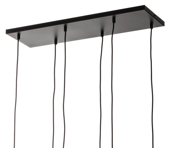 Lampa wisząca szklana Glassy EMIBIG LIGHTING, możliwość ściemniania, czarny, salon / jadalnia, szkło, nowoczesny