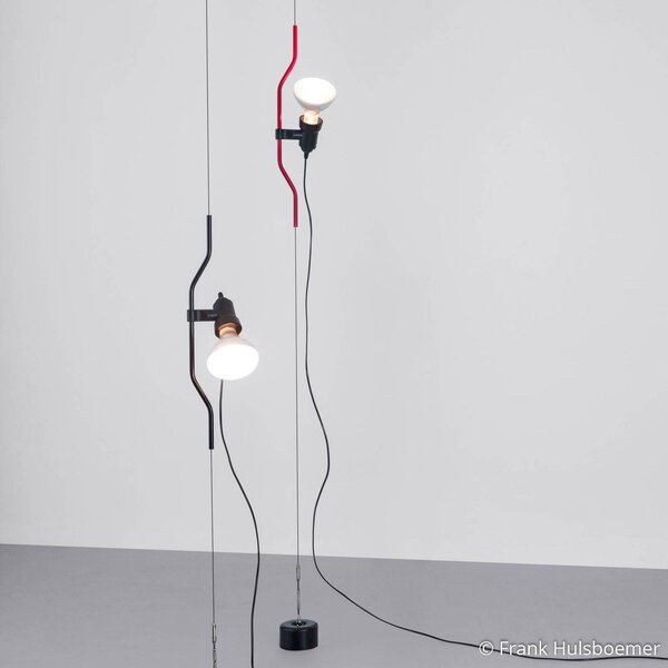 FLOS Lampa wisząca designerska PARENTESI, czarny, salon / jadalnia, metal, design