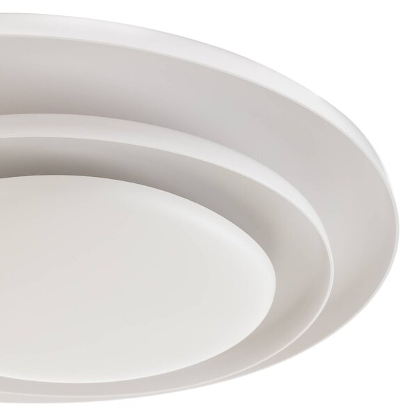 Foscarini Lampa sufitowa designerska Bahia, możliwość ściemniania, biały / opal, salon / jadalnia, tworzywo sztuczne, design