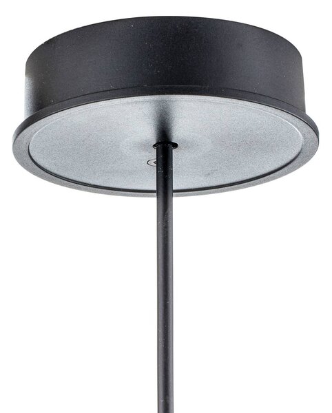 Foscarini Lampa wisząca designerska Aplomb, możliwość ściemniania, brązowy / rdzawy, kuchnia, beton, design