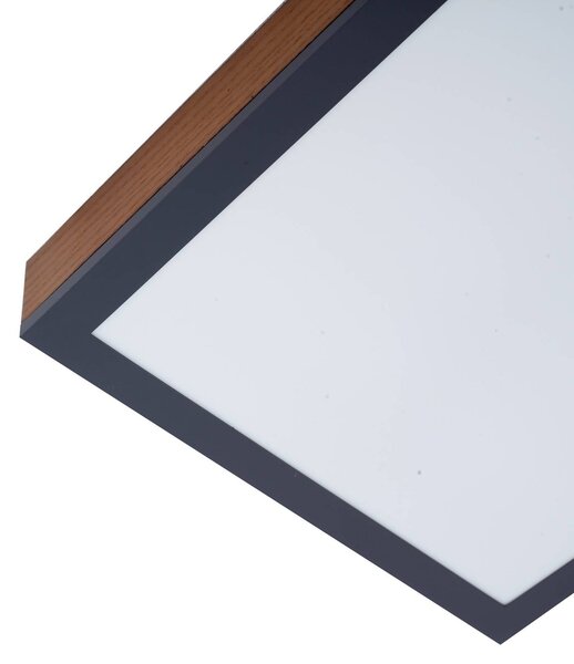 Lampa sufitowa LED Laviona Lindby, jasne drewno, salon / jadalnia, drewno, nowoczesny