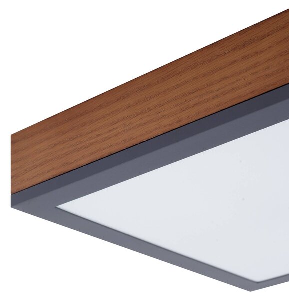 Lampa sufitowa LED Laviona Lindby, jasne drewno, salon / jadalnia, drewno, nowoczesny