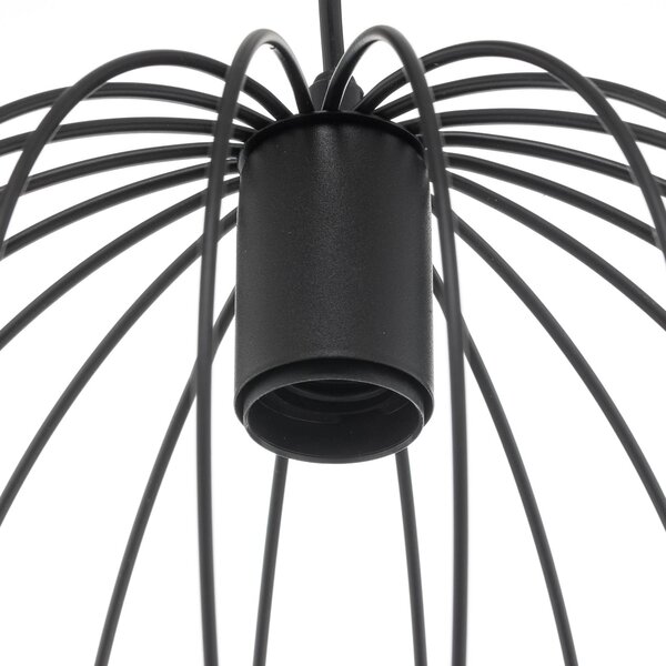 Lampa wisząca Cumera HELAM, możliwość ściemniania, czarny, salon / jadalnia, metal, nowoczesny