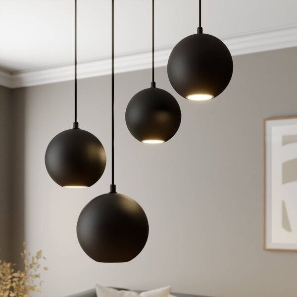 Lampa wisząca Midway HELAM, czarny, salon / jadalnia, metal, nowoczesny