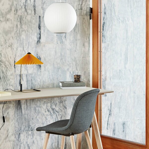 HAY Lampa wisząca designerska Nelson Ball Bubble, możliwość ściemniania, biały / opal, salon / jadalnia, tworzywo sztuczne, design