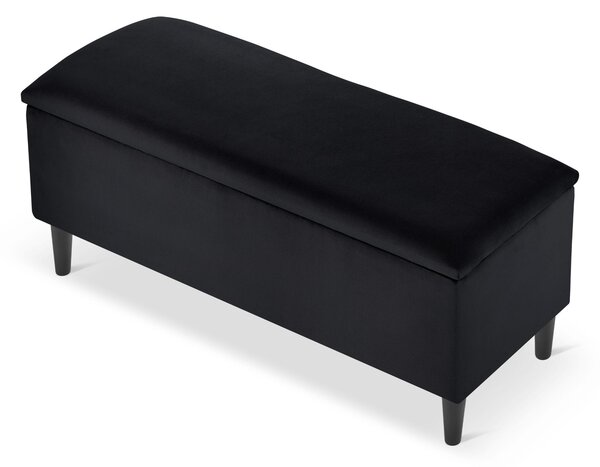 Pufa ze schowkiem Black