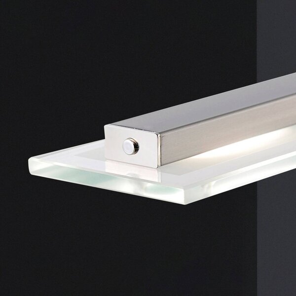 FISCHER & HONSEL Lampa wisząca Tenso, możliwość ściemniania, aluminiowy / szary / cynkowy, salon / jadalnia, metal, nowoczesny