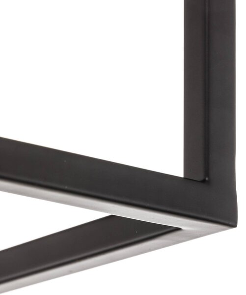 Lucide Lampa sufitowa Ruben, możliwość ściemniania, czarny, salon / jadalnia, metal, nowoczesny