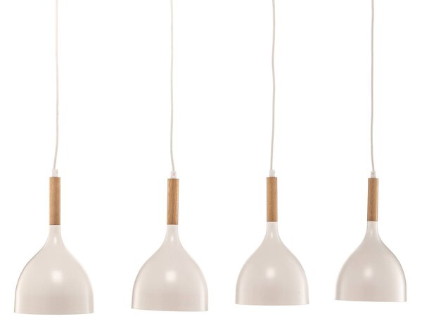 Lampa wisząca Noak Luminex, możliwość ściemniania, biały / opal, salon / jadalnia, metal