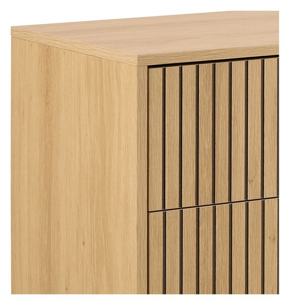 Komoda w dekorze dębu w naturalnym kolorze 158x80x40 cm Albany – Actona