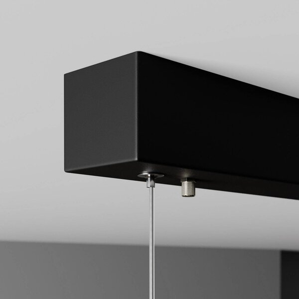 Lampa wisząca Lexa Quitani, możliwość ściemniania, jasne drewno, salon / jadalnia, drewno, nowoczesny