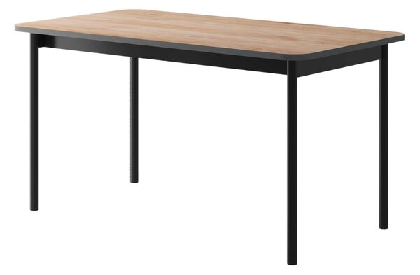 MebleMWM Stół BASIC BL140 Grafit mat + Jackson Hickory / OTULET