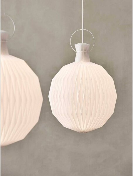 LE KLINT Lampa wisząca designerska 101 Large, możliwość ściemniania, biały / opal, salon / jadalnia, tworzywo sztuczne, design
