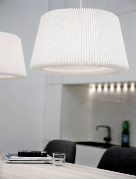 LE KLINT Lampa wisząca designerska Snowdrop L, możliwość ściemniania, biały / opal, salon / jadalnia, tworzywo sztuczne, design
