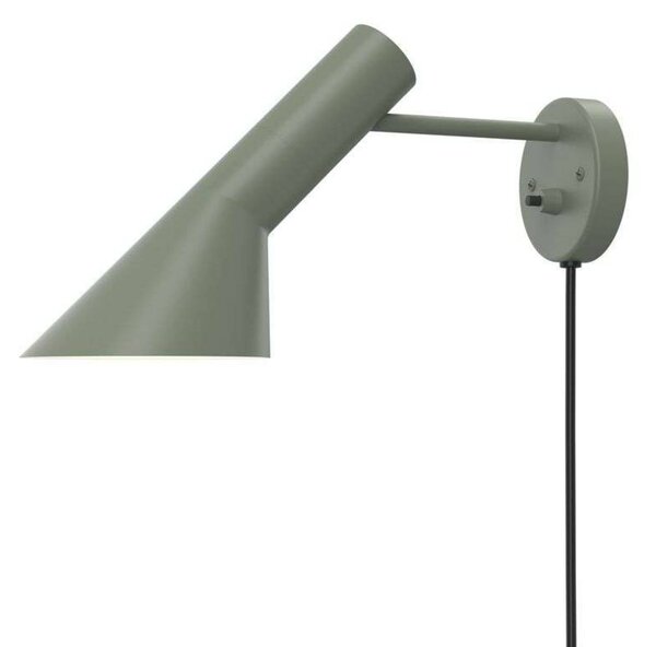 Louis Poulsen Kinkiet AJ, niebieski, salon / jadalnia, metal, design