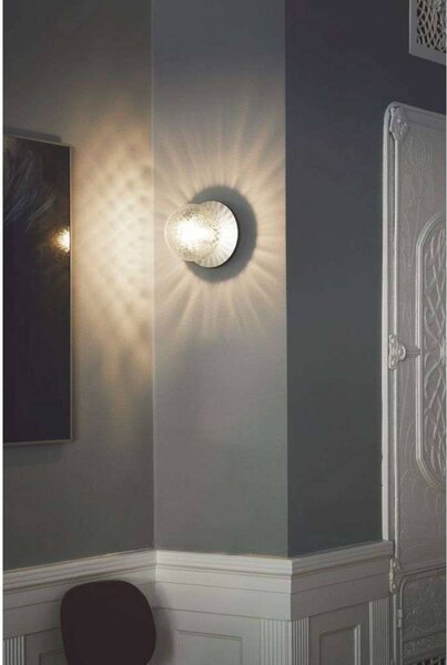 Nuura Aps Kinkiet designerski Liila 1 Medium, możliwość ściemniania, chromowy / srebrny, łazienka, metal, design