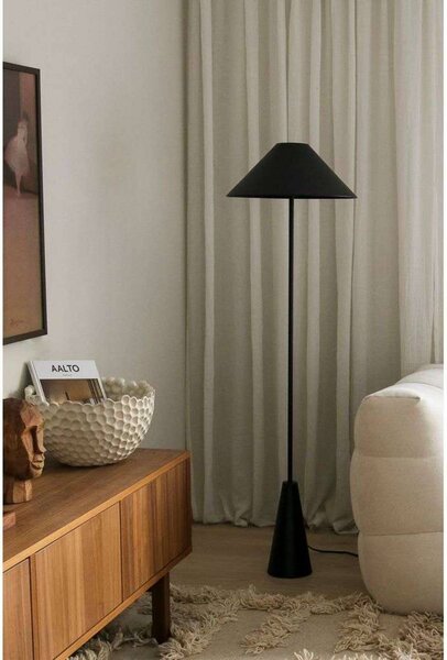Globen Lighting Lampa stojąca Cannes, czarny, salon / jadalnia, metal, design