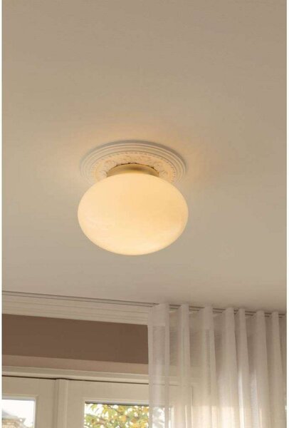 Nuura Lampa sufitowa designerska Rizzatto, możliwość ściemniania, biały / opal, salon / jadalnia, metal, skandynawski