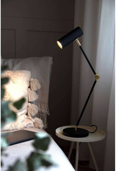 Globen Lighting Lampa stołowa Hubble READ, czarny, salon / jadalnia, metal, design