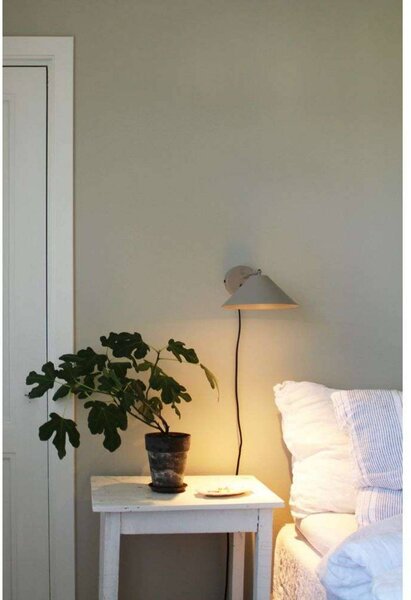 Globen Lighting Kinkiet Cannes, kremowy / amber, salon / jadalnia, metal, skandynawski