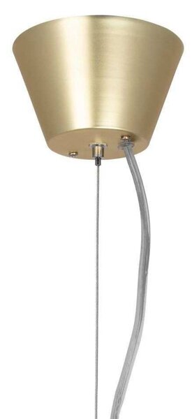 Globen Lighting Lampa wisząca Torrano, możliwość ściemniania, brązowy / rdzawy, salon / jadalnia, kamień, design