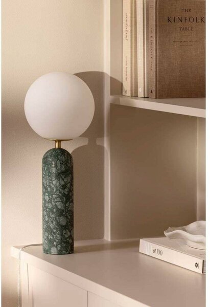 Globen Lighting Lampa stołowa Torrano, zielony, salon / jadalnia, kamień, design