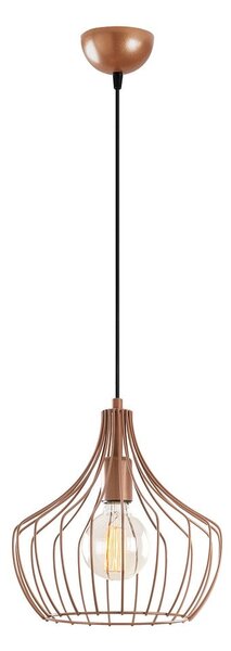 Lampa wisząca w kolorze miedzi z metalowym kloszem ø 27 cm Mezopotamya – Opviq lights