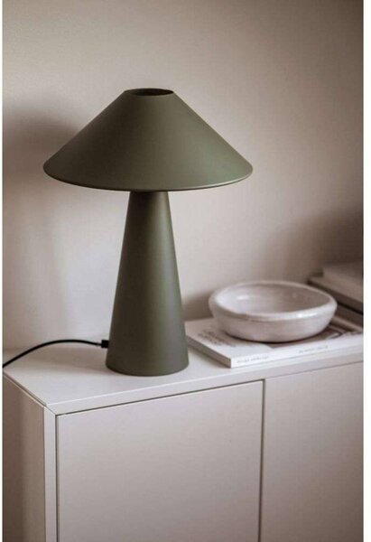 Globen Lighting Lampa stołowa Cannes, zielony, salon / jadalnia, metal, skandynawski