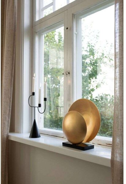 Globen Lighting Lampa stołowa ORBIT, mosiężny / złoty, salon / jadalnia, metal, design