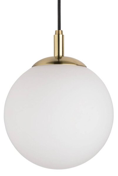 Paulmann Lampa wisząca szklana Menja, możliwość ściemniania, biały / opal, salon / jadalnia, szkło, nowoczesny
