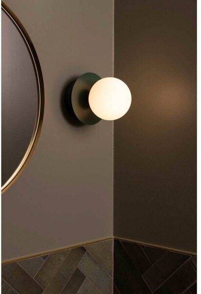 Globen Lighting Kinkiet ART DECO, możliwość ściemniania, zielony, salon / jadalnia, metal, design