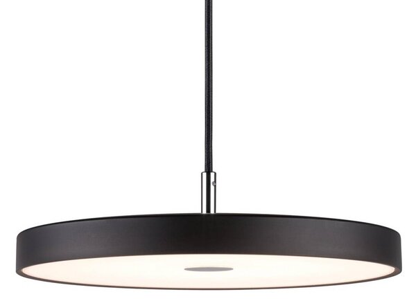 Paulmann Lampa wisząca Hildor, możliwość ściemniania, czarny, salon / jadalnia, metal, nowoczesny