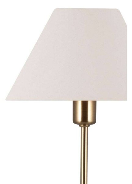 Globen Lighting Lampa stołowa IRIS, kremowy / amber, salon / jadalnia, tkanina / materiał / jedwab, vintage