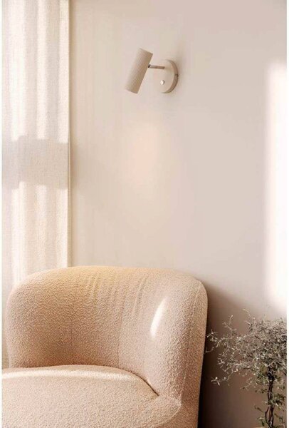 Globen Lighting Kinkiet Hubble, kremowy / amber, salon / jadalnia, metal, design