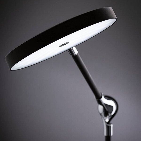 Paulmann Lampa biurkowa LED Numis, możliwość ściemniania, czarny, biuro, aluminium, nowoczesny