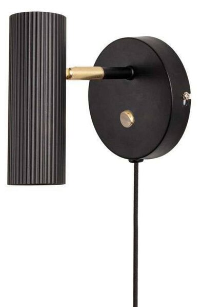 Globen Lighting Kinkiet Hubble, czarny, salon / jadalnia, metal, design