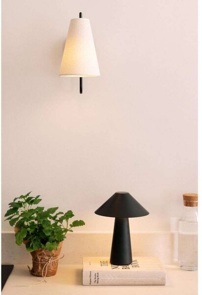 Globen Lighting Lampa stołowa Cannes, możliwość ściemniania, czarny, salon / jadalnia, tworzywo sztuczne, skandynawski