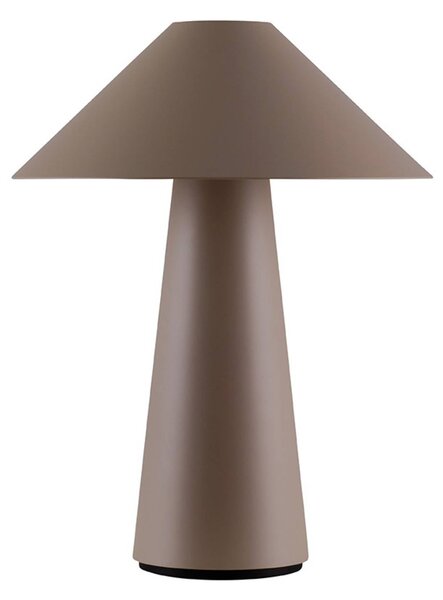 Globen Lighting Lampa stołowa Cannes, możliwość ściemniania, brązowy / rdzawy, salon / jadalnia, tworzywo sztuczne, skandynawski