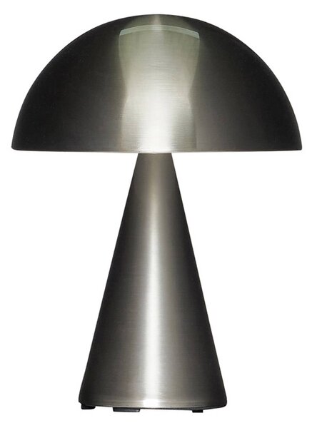 Hübsch Lampa stołowa Mush, możliwość ściemniania, aluminiowy / szary / cynkowy, salon / jadalnia, metal, design