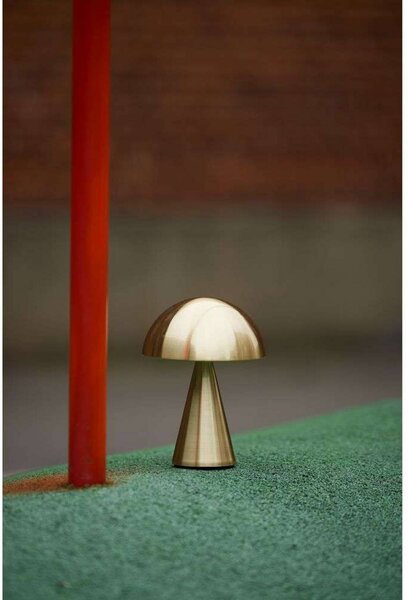 Hübsch Lampa stołowa Mush, możliwość ściemniania, mosiężny / złoty, salon / jadalnia, metal, design