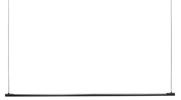 LOOM DESIGN Lampa wisząca Straw 150, możliwość ściemniania, czarny, salon / jadalnia, aluminium, nowoczesny