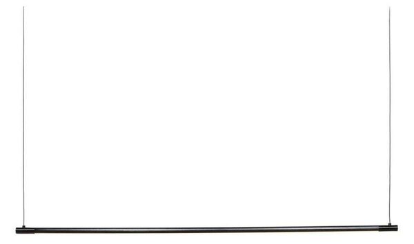 LOOM DESIGN Lampa wisząca Straw 150, możliwość ściemniania, czarny, salon / jadalnia, aluminium, nowoczesny