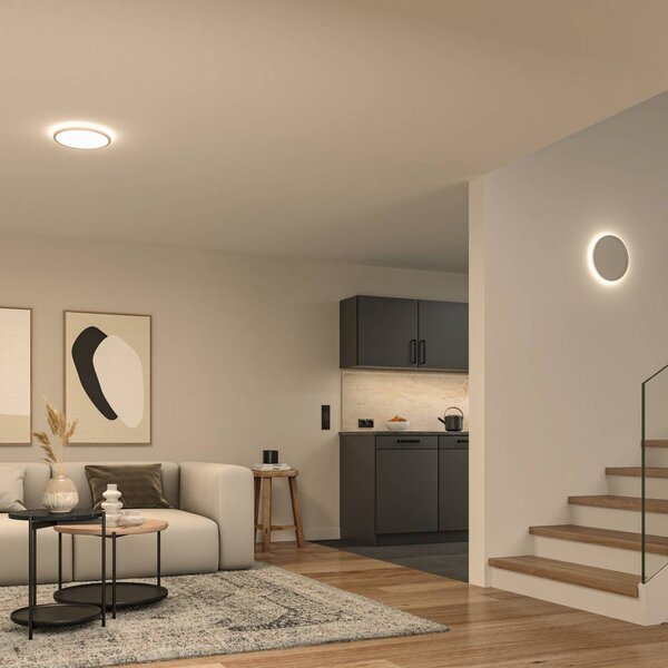 Paulmann Lampa sufitowa LED Atria Shine, biały / opal, salon / jadalnia, tworzywo sztuczne, nowoczesny