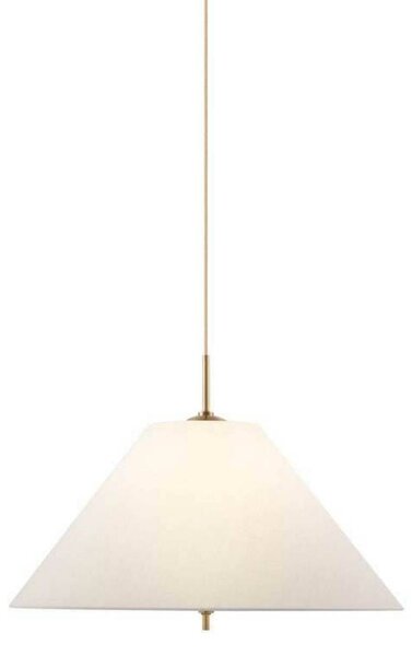 Globen Lighting Lampa wisząca IRIS, możliwość ściemniania, kremowy / amber, salon / jadalnia, tkanina / materiał / jedwab, vintage